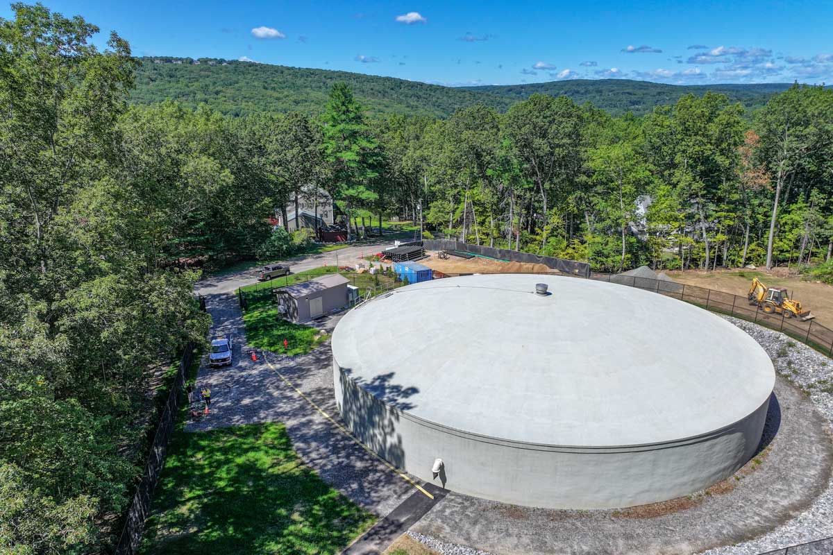 A new water tank in Avon.