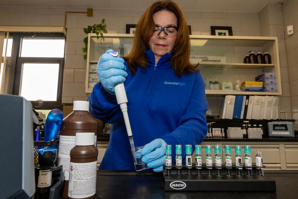 Photo of the lab at Mackenzie Treatment Facility