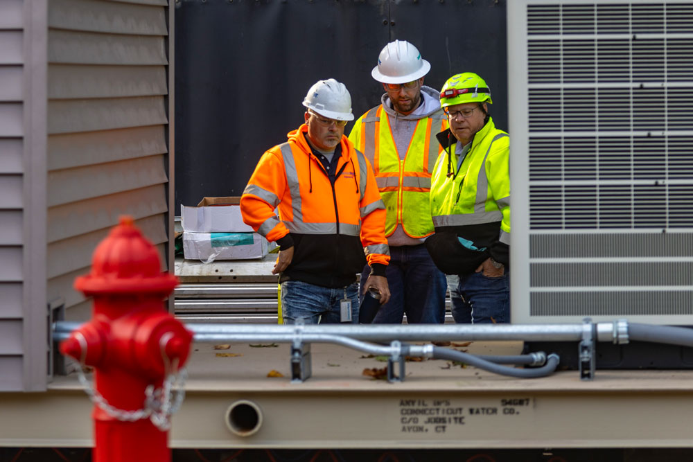 Pump station delivery in Avon