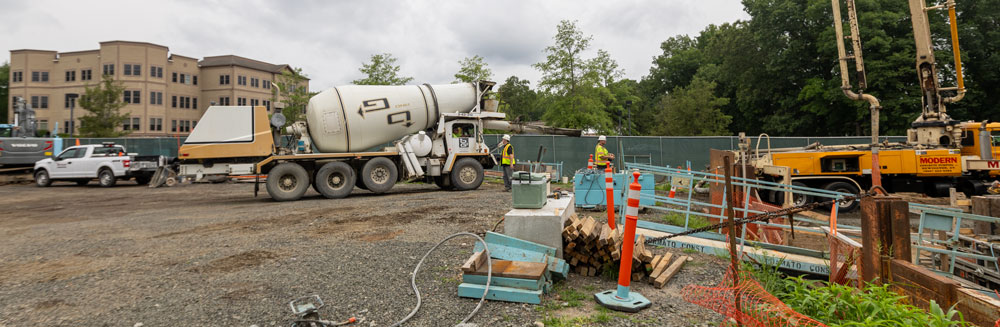 Construction at water treatment plant in Southbury